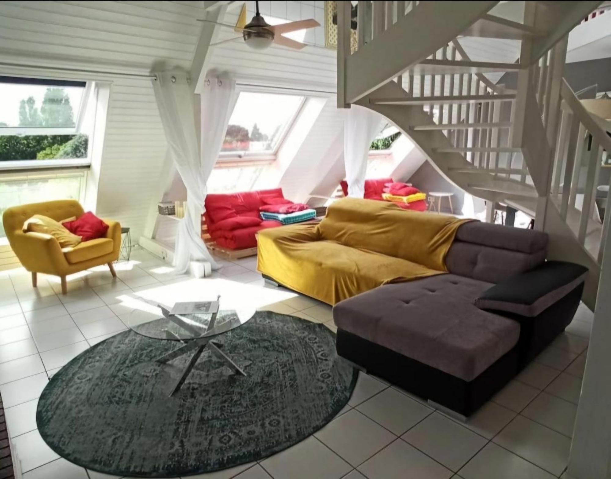 Apartment Superbe Loft 90m² Proche Parc Expo Nantes